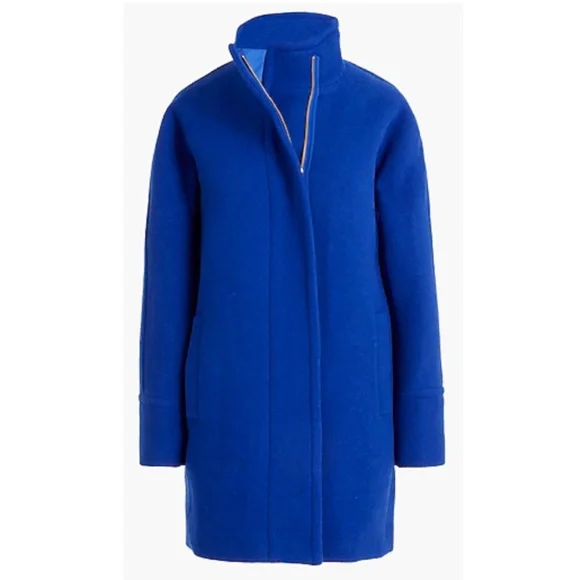 J. CREW MERCANTILE City Coat in Oxford Royal Size 2 - Picture 1 of 11